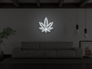 Pot Leaf Cannabis Leaf Marijuana Leaf Neon Sign NE130252