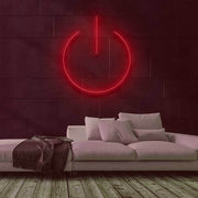 Power On Neon Sign