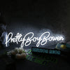 Pretty Boy Bowen White Neon Sign