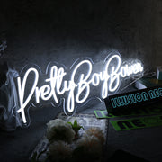 Pretty Boy Bowen White Neon Sign