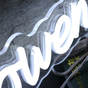 Pretty Boy Bowen White Neon Sign