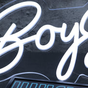 Pretty Boy Bowen White Neon Sign