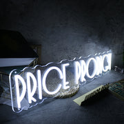 Price Prodigy White Neon Sign