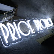 Price Prodigy White Neon Sign