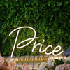 Price Yellow Neon Sign