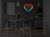 Pride Hearts Neon Sign