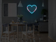 Pride Hearts Neon Sign