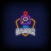 Pro Gamer Joystick Neon Sign