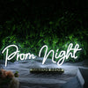 Prom Night White Custom Neon Sign