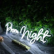 Prom Night White Neon Sign