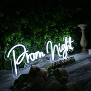 Prom Night White Neon Sign