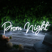 Prom Night White Neon Sign