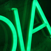 Pronoia Green Neon Sign