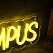 Proper Rumpus Yellow Neon Sign