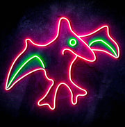 Pterodactyl Dinosaur Neon Sign