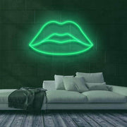 Pucker Up Neon Sign