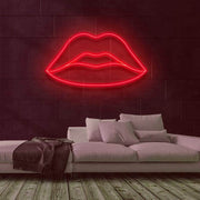 Pucker Up Neon Sign