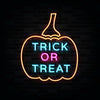 Pumpin Trick or Treat Neon Sign