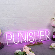 Punisher Dark Purple Neon Sign