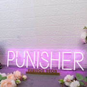 Punisher Dark Purple Neon Sign