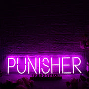 Punisher Dark Purple Neon Sign