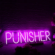 Punisher Dark Purple Neon Sign