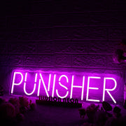 Punisher Dark Purple Neon Sign