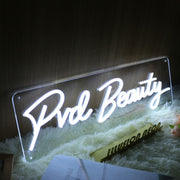 Pvd Beauty White Neon Sign