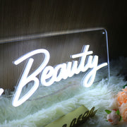 Pvd Beauty White Neon Sign