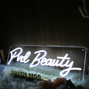 Pvd Beauty White Neon Sign