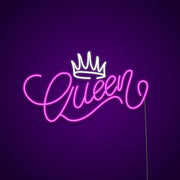 Queen Happy Mothers Day Neon Sign