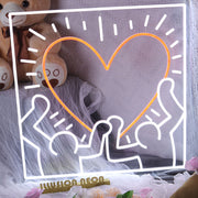 Radiant Heart Neon Sign