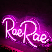 Rae Rae Pink Neon Sign