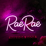 Rae Rae Pink Neon Sign