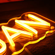 Rajan Orange Neon Sign