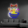 Ramen Cat Neon Sign