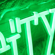 Rat City Green Neon Sign