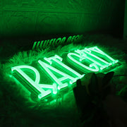 Rat City Green Neon Sign