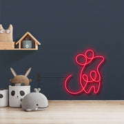 Rat Neon Sign