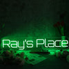 Ray's Place Green Neon Sign