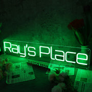 Ray's Place Green Neon Sign