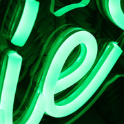 Raynie Green Neon Sign