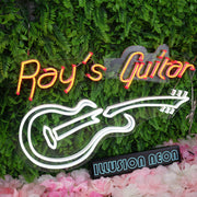 Rays Guitar Custom Neon Sign