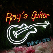 Rays Guitar Custom Neon Sign