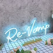 Re-Vamp Blue Neon Sign