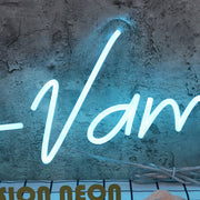 Re-Vamp Blue Neon Sign