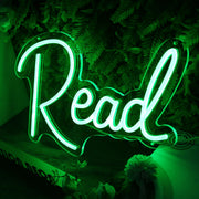 Read Green Neon sign