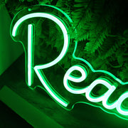 Read Green Neon sign