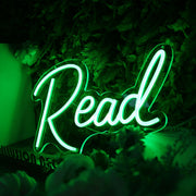 Read Green Neon sign