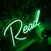 Read Green Neon sign